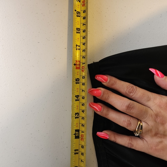 Vintage Black Lace Slip Midi Skirt Lingerie 1990s Size Small Goth Whimsigoth - Picture 10 of 10